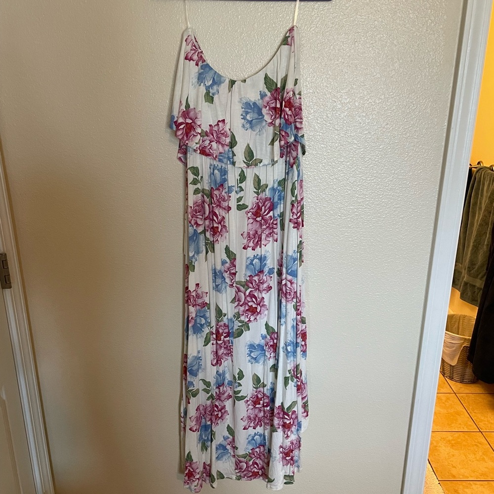 High Low Strapless boutique sundress